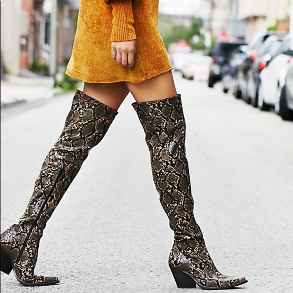 Collins Over The Knee Tall Western Boots